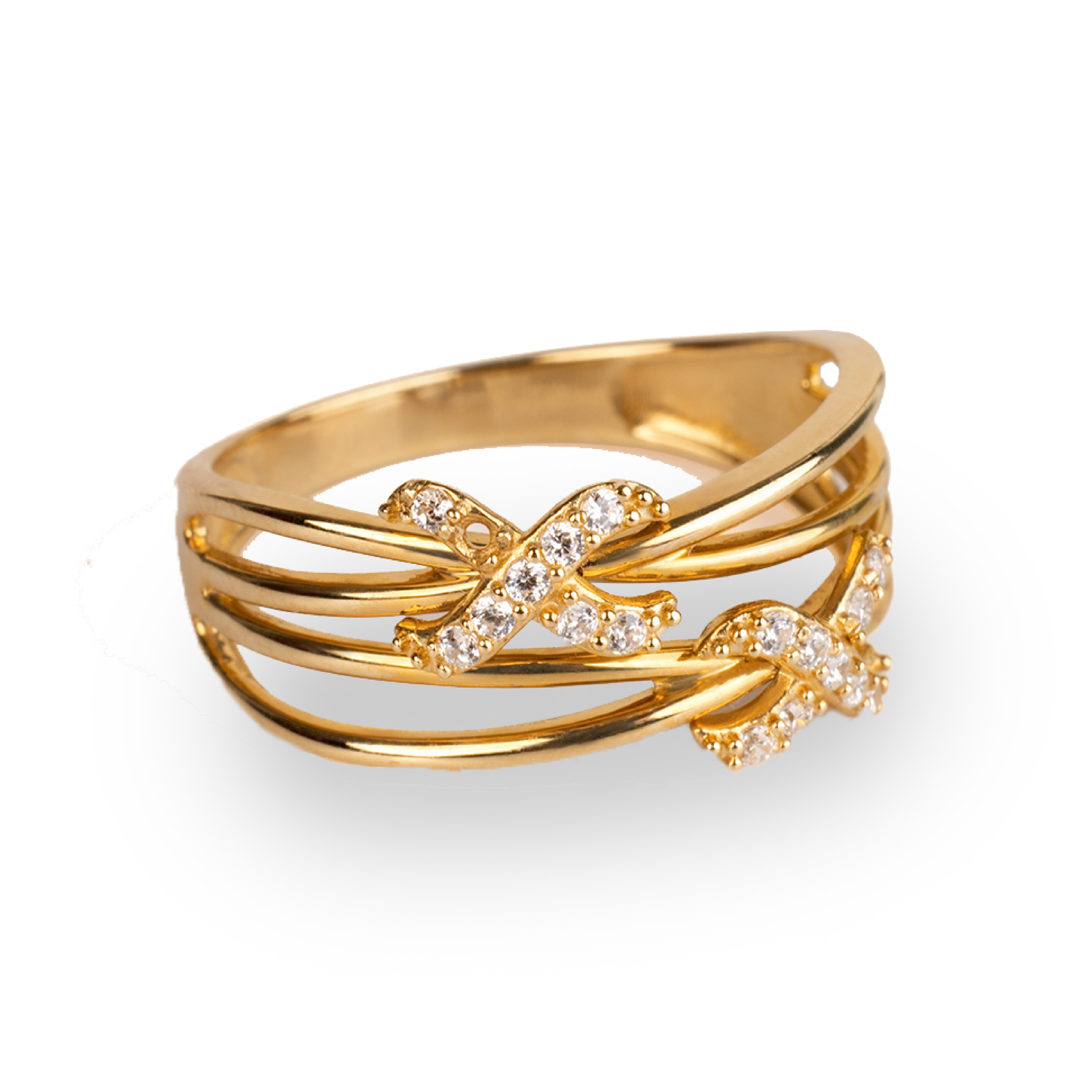 CRISS CROSS RING