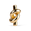Gold Knot Stud Earrings