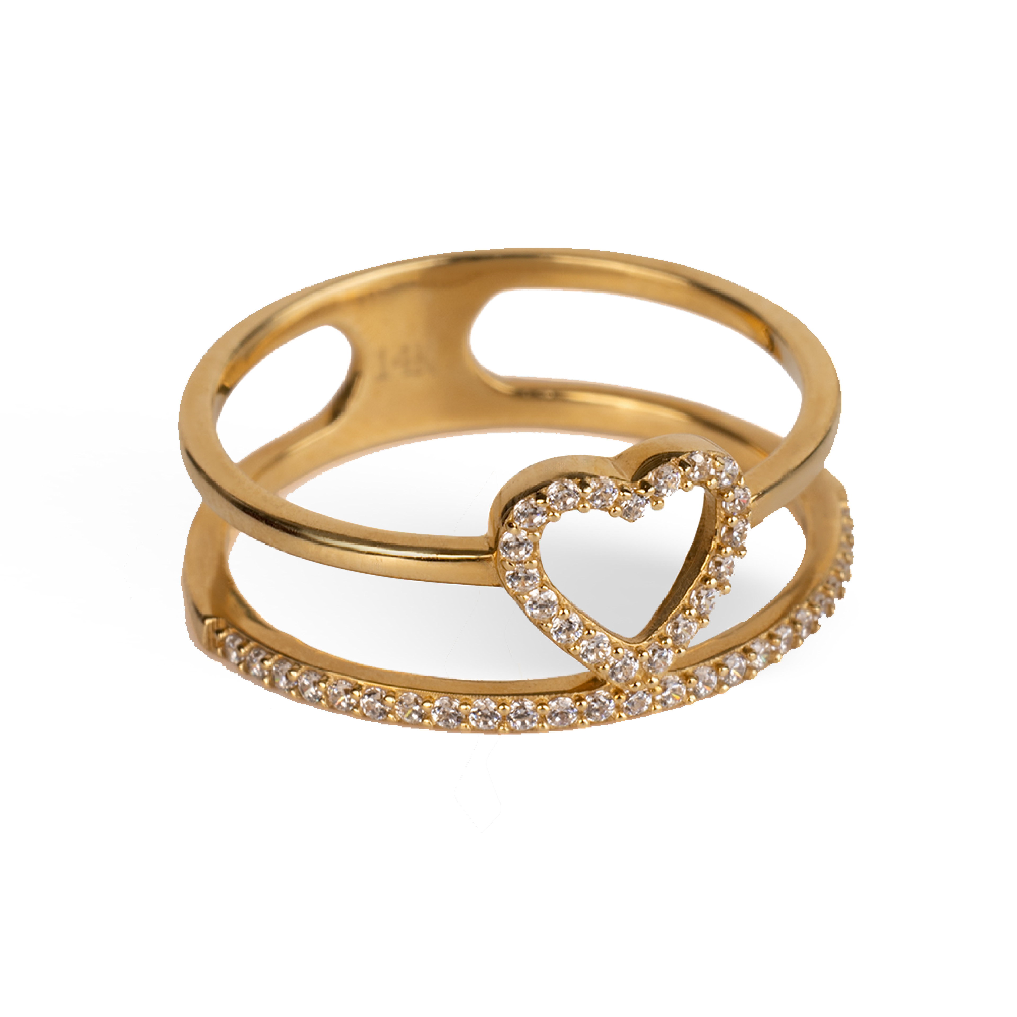 OPEN HEART RING