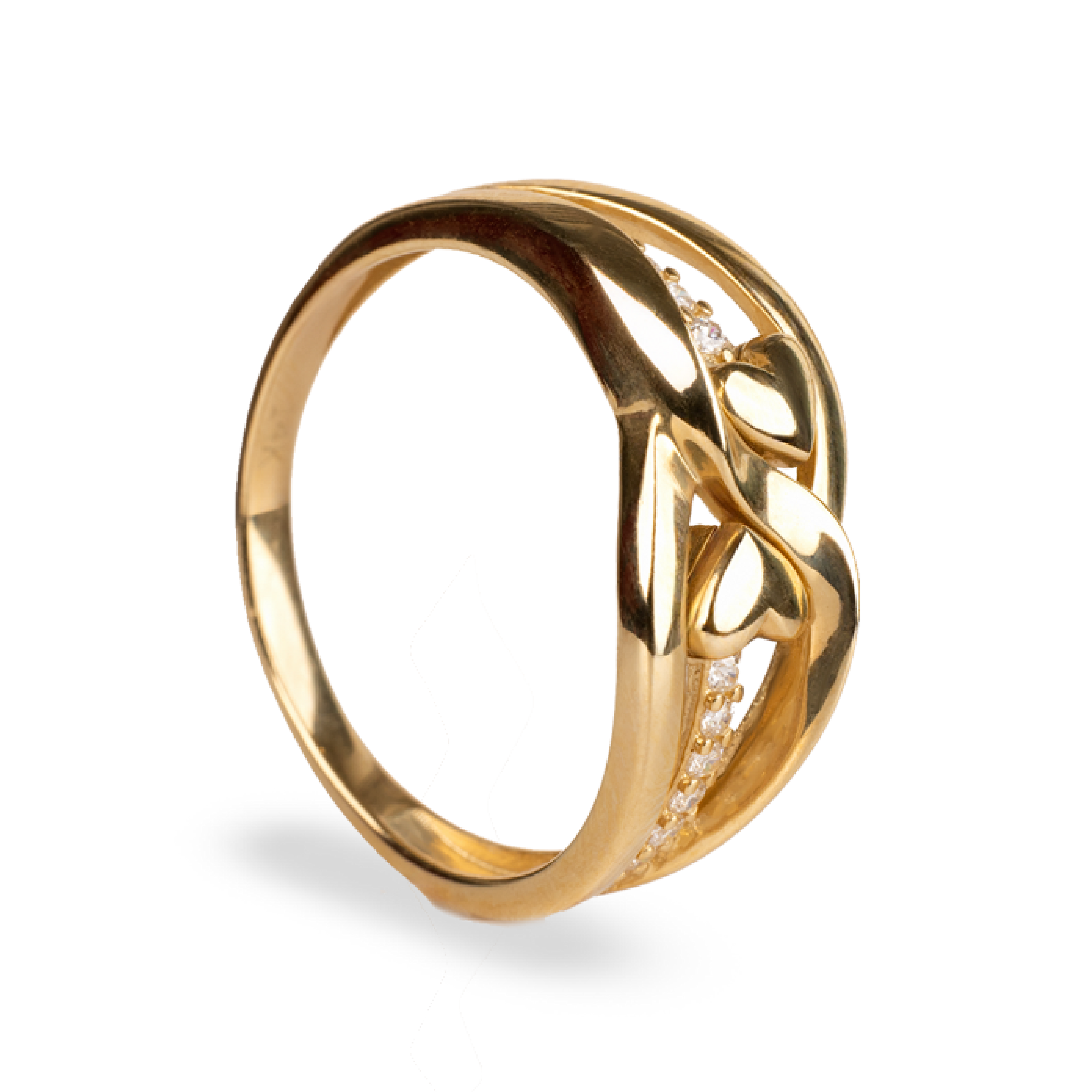 Intertwined Hearts Ring