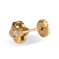 Gold Star Stud Earrings
